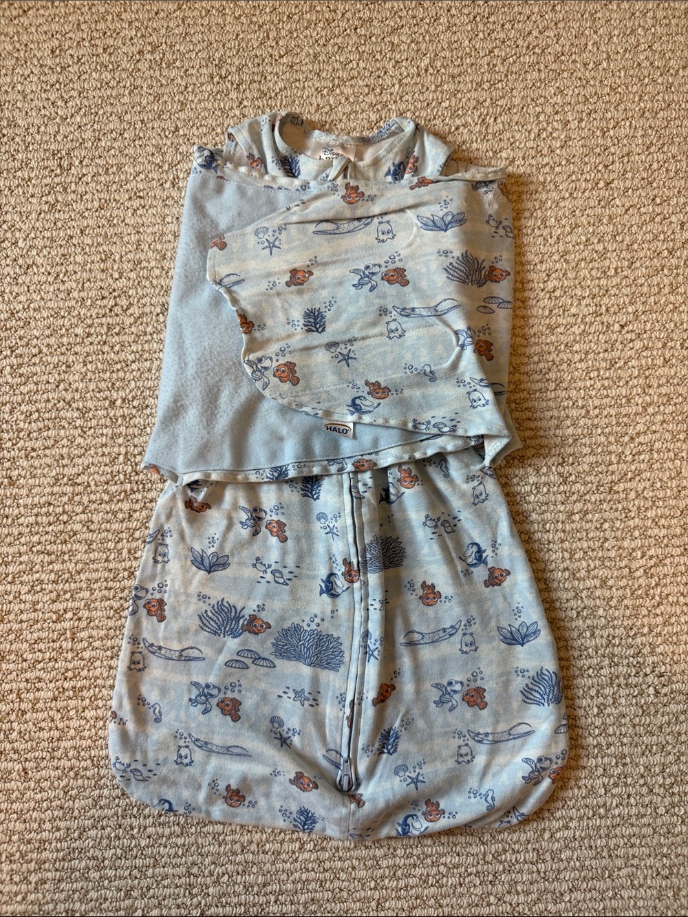Halo Baby Swaddle Sleep Sack in Nemo Print